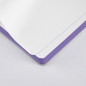 Preview: Nuuna, Notebook, Graphic S, Give me your heartlex cover from smooth bonded leather minidots pages, lila-schwarz, Seiten